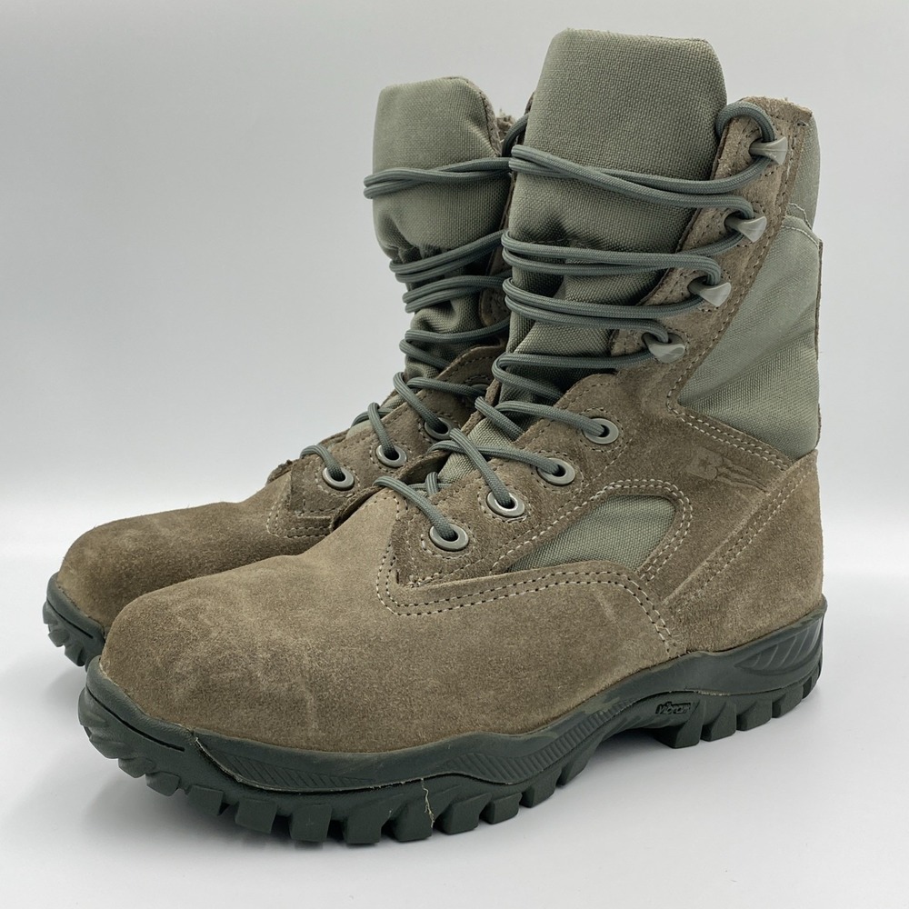 Belleville 612 ST Hot Weather Men's 6.5 Green Steel Toe Tactical Combat Boots
